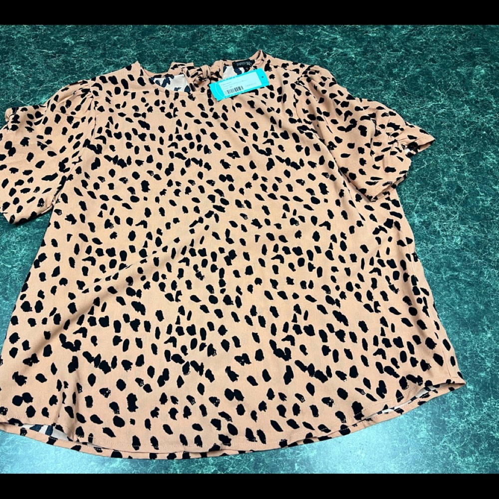 Leopard Print Blouse - image 6